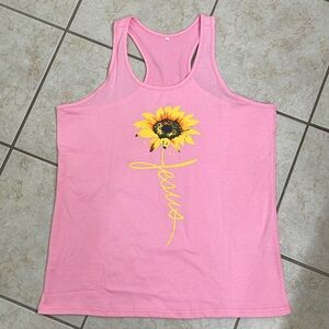Unbranded Jesus 🌻 Sunflower Tank - NWOT!